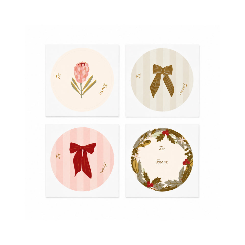 Christmas Wrap Stickers - BERRY FLORA